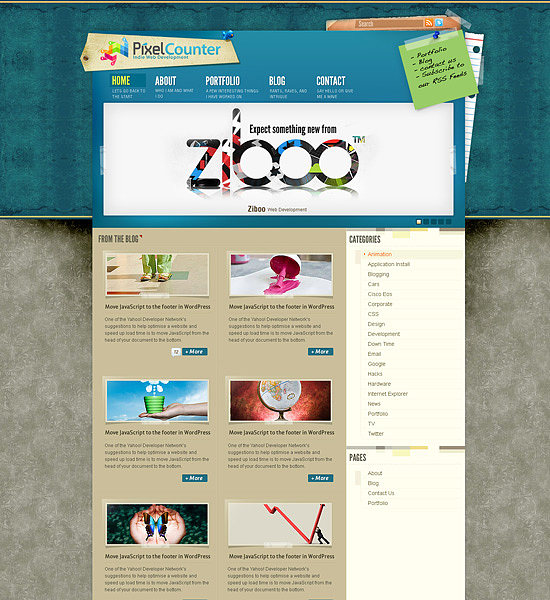 漂亮的网页界面设计欣赏